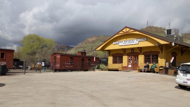 The extensive Colorado Railroad Museum is located at Golden, Colorado, a few miles west of Denver. It features a large outdoor collection of period rolling stock and a large and well-done evolving HO model railroad. It’s highly recommended for rail fans.