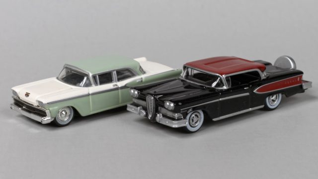 Oxford 1958 Edsel Citation and Mini Metals 1959 Ford Fairlane