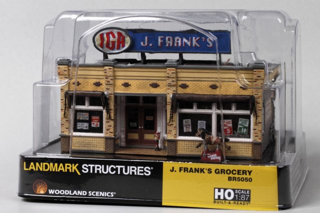 Woodland Scenics Built-&-Ready J. Frank's Grocery Packaging