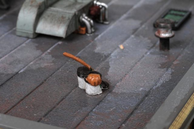 Roof Details on the HO Scale Frank's IGA Grocery