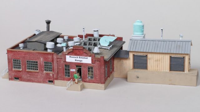 John Carty’s Kitbashed and Scratchbuilt Roesch Enamel Range Factory