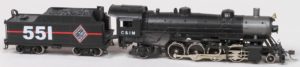 C&IM #551 2-8-2 Steam Locomotive