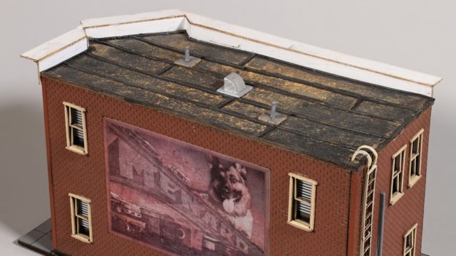 Roof of Menard's HO Scale Hobby Shop