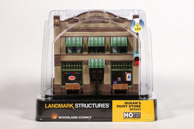 Woodland Scenics Landmark Structures® HO scale Dugan's Paint Store.