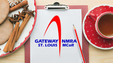 Gateway NMRA Logo, Holiday Clipboard