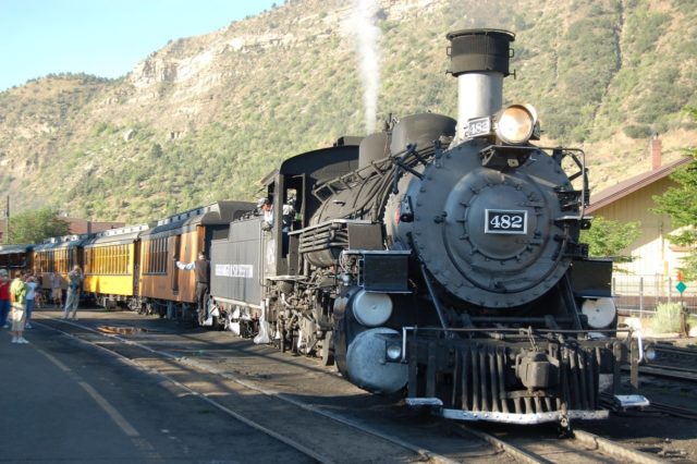 At the station in Durango, Colorado.