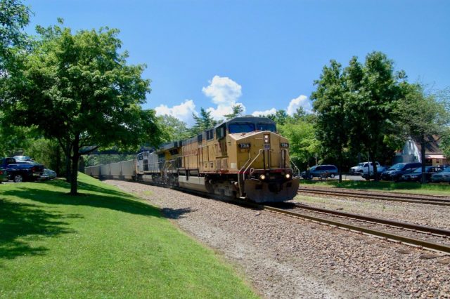 Just west of the historic Kirkwood Station.