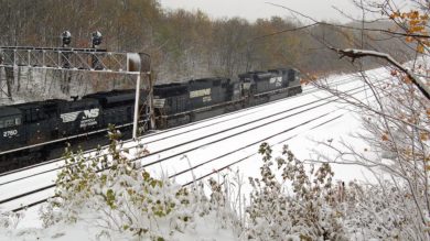 Between Cresson and Gallitzin, Pennsylvania.