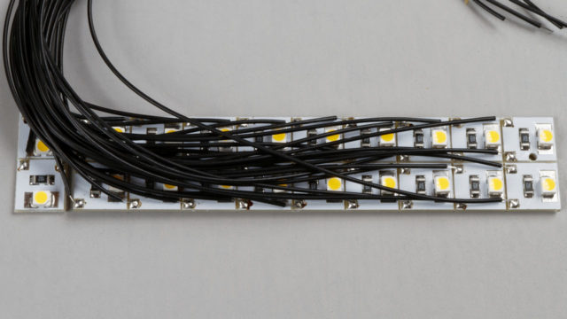 The Evemodel LED modules as delivered.