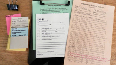 Cab instructions and switchlist.