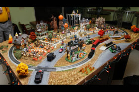 Halloween Fright Fest Model Railroad Layout