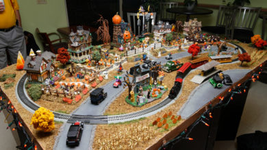 Halloween Fright Fest Model Railroad Layout