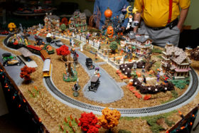 Halloween Fright Fest Model Railroad Layout