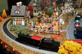 Halloween Fright Fest Model Railroad Layout